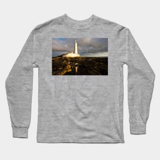 Reflecting on St Mary's Island Long Sleeve T-Shirt